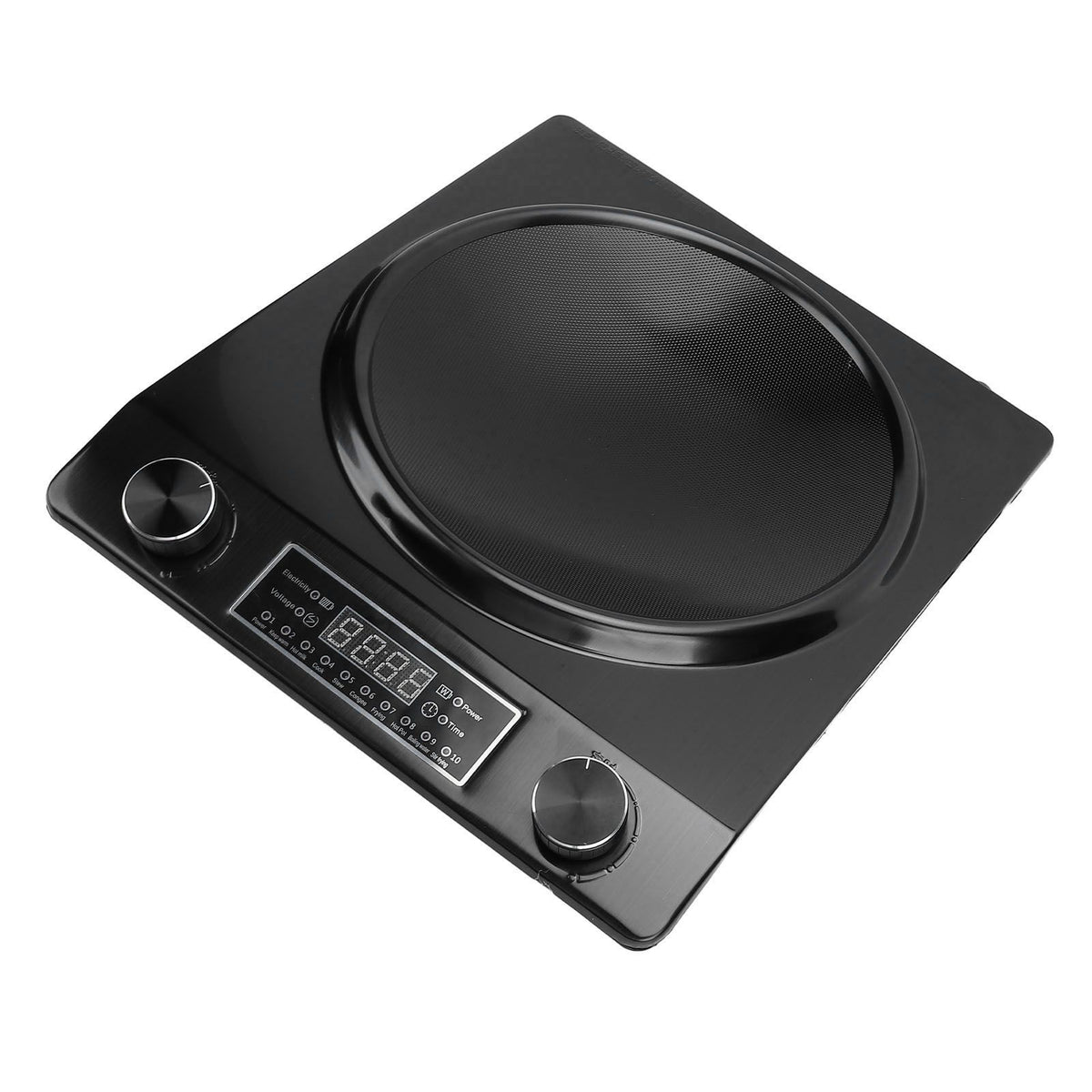 3500W Portable Induction Cooktop Aluminum ABS Countertop Induction Cooker Hot Plate with Smart Touch Panel for Home Kitchen EU Plug 220V