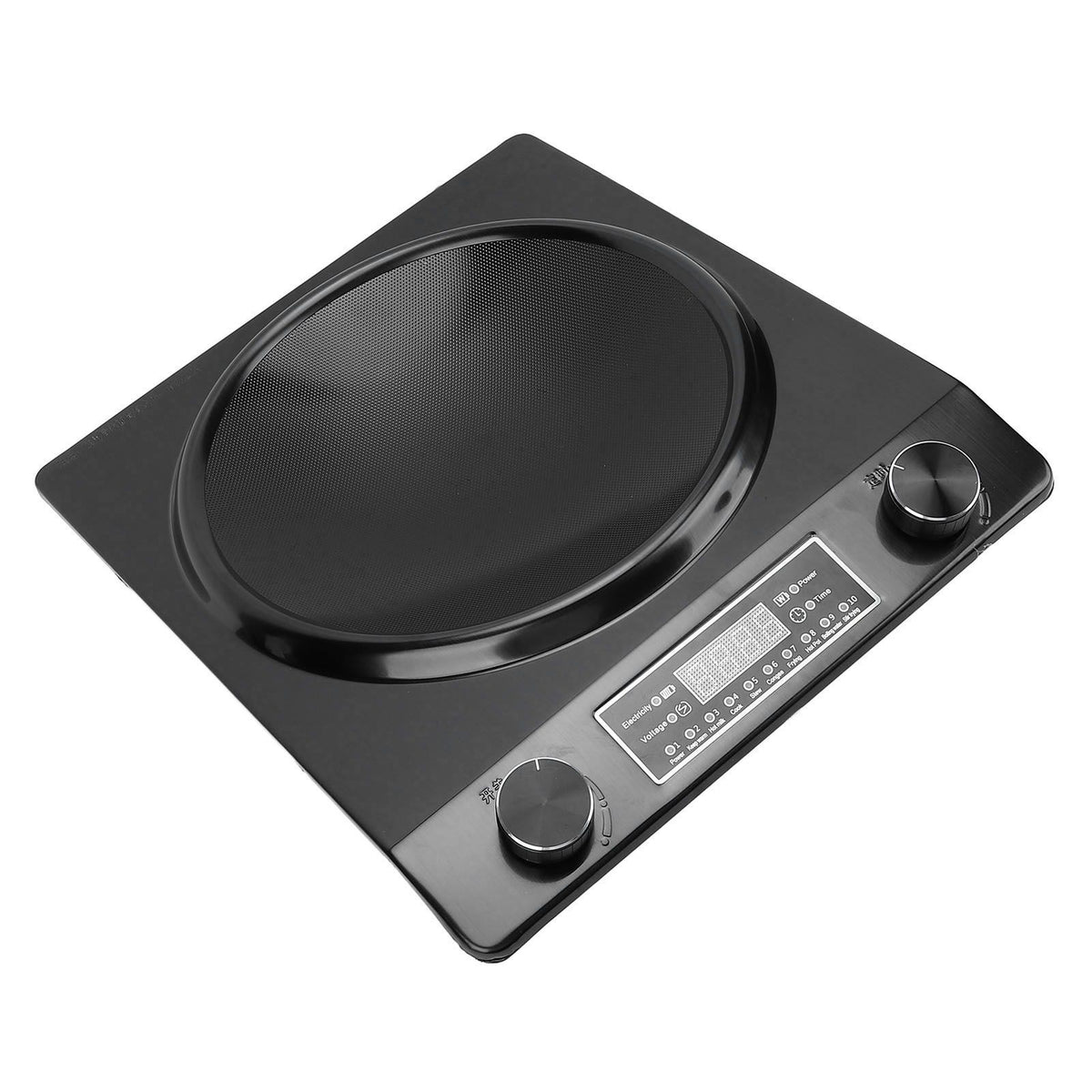 3500W Portable Induction Cooktop Aluminum ABS Countertop Induction Cooker Hot Plate with Smart Touch Panel for Home Kitchen UK Plug 220V