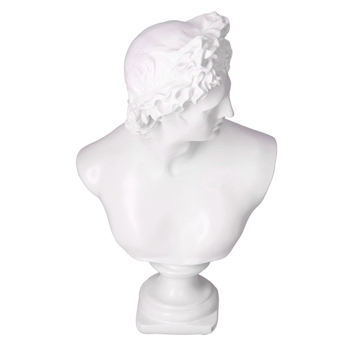 Nordic Style Character Figurine Bust Statue Craft Ornament for Desktop Living Room OfficeWhite