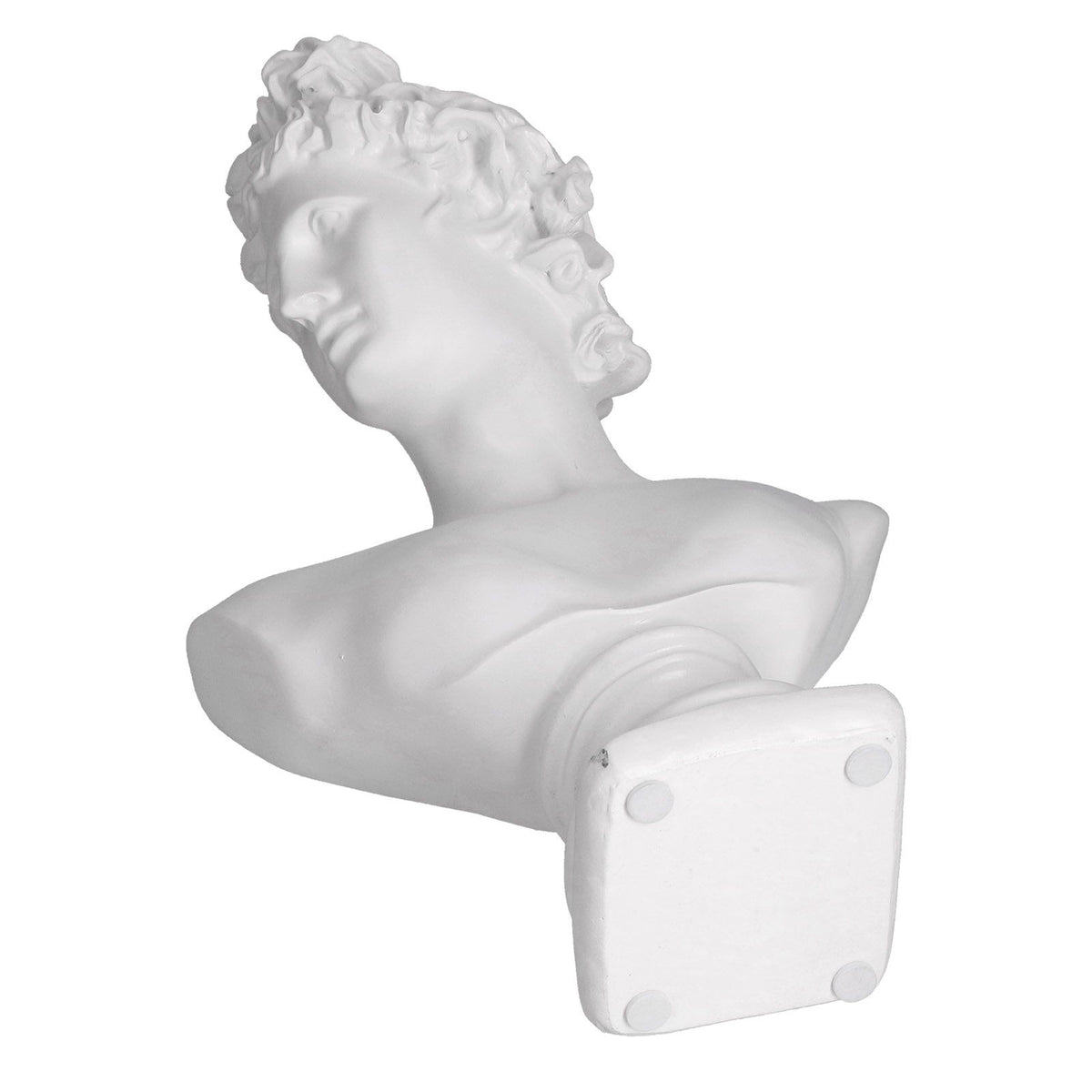 Nordic Style Character Figurine Bust Statue Craft Ornament for Desktop Living Room OfficeWhite