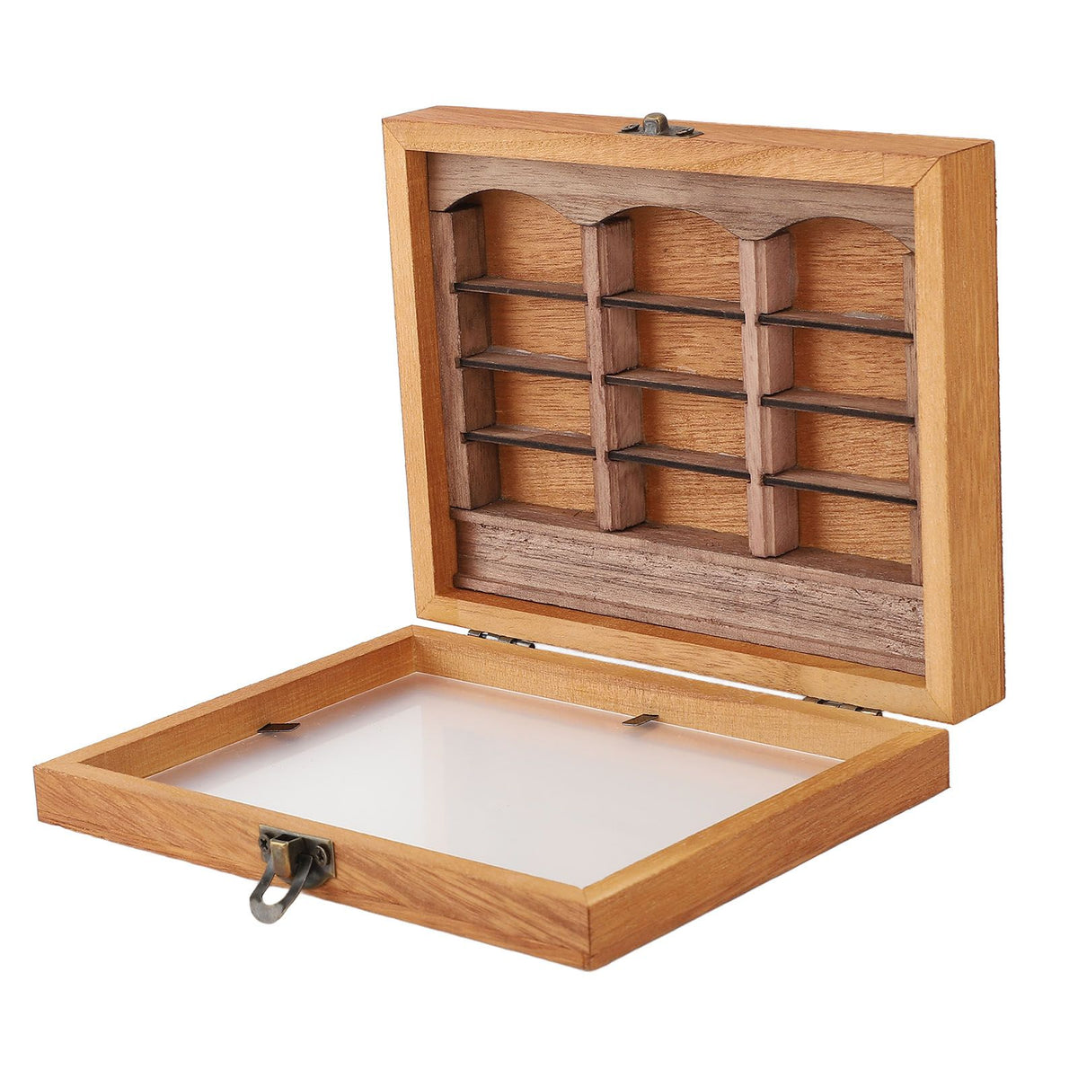 Miniature Wooden Bookshelf Anxiety Relief Multi Books Display Case Cabinet Desk Ornament Decoration