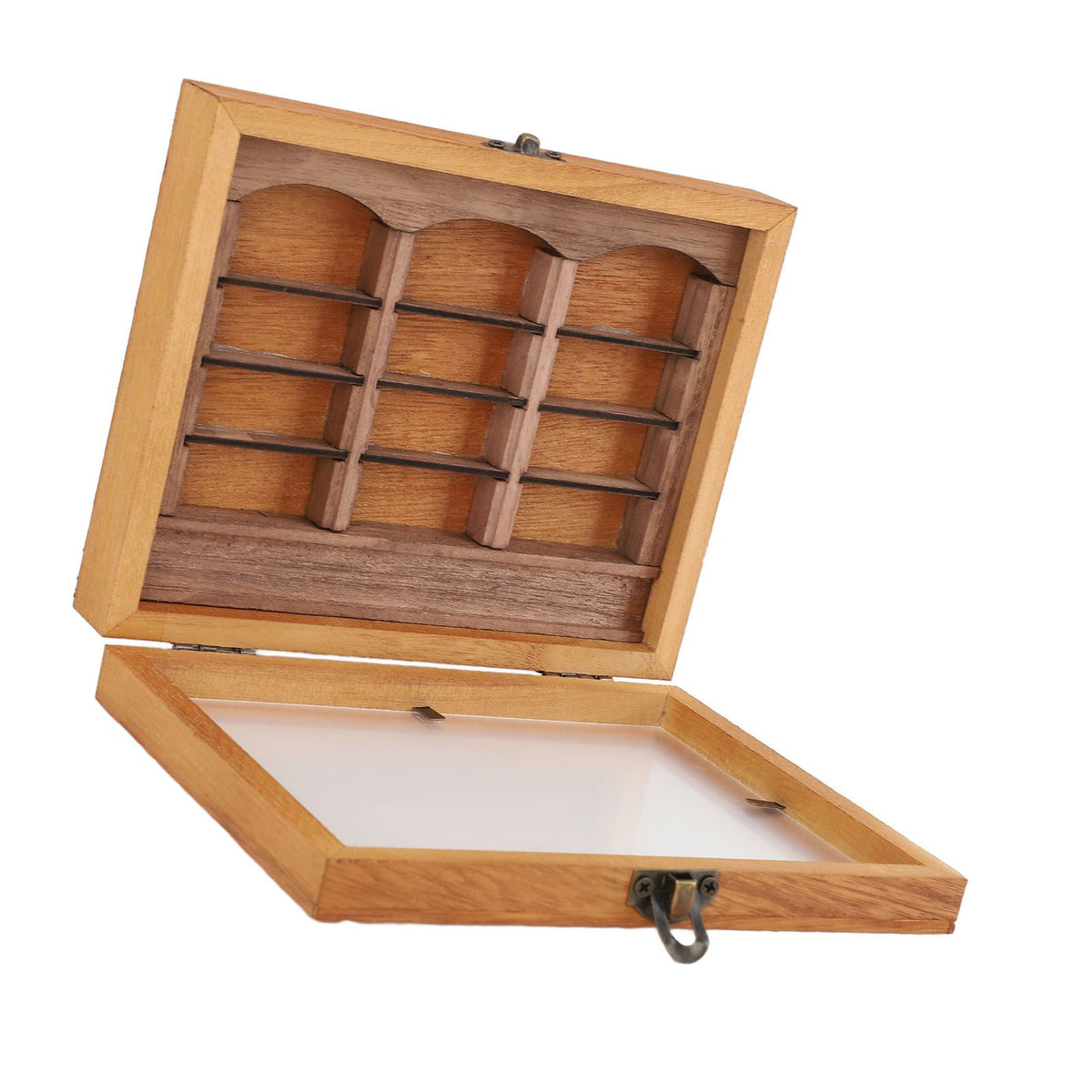 Miniature Wooden Bookshelf Anxiety Relief Multi Books Display Case Cabinet Desk Ornament Decoration