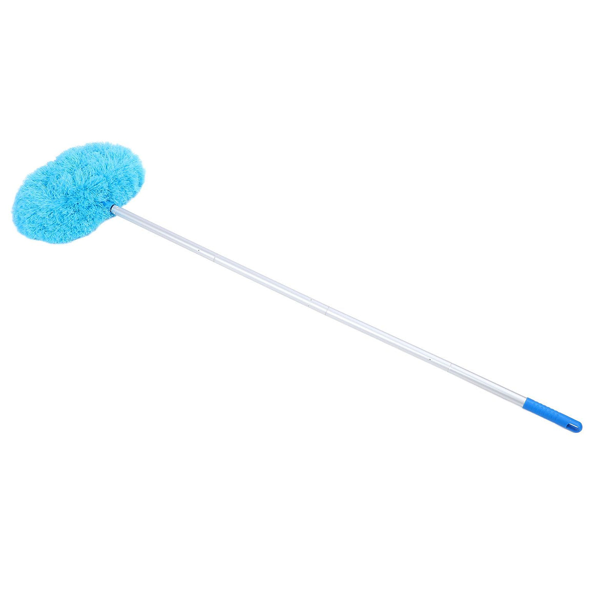 Extra Long Round Duster 360 Degree Rotation Multifunctional Washable Ceiling Fan Duster 140cm Dust Removal Tool for High Ceilings Furniture Blue