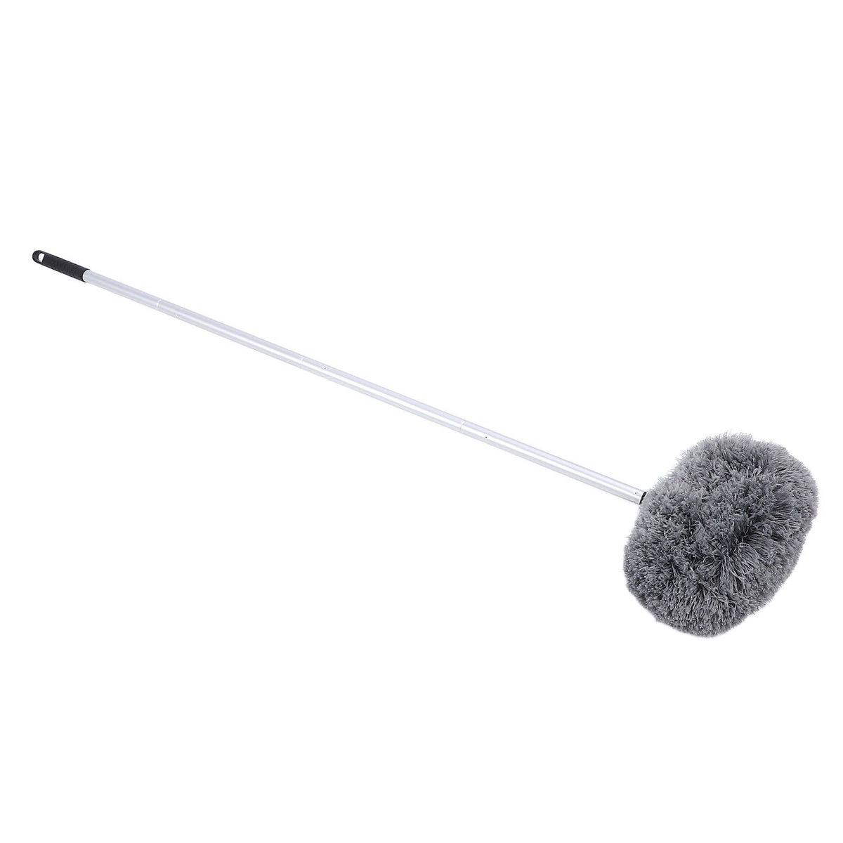 Extra Long Round Duster 360 Degree Rotation Multifunctional Washable Ceiling Fan Duster 140cm Dust Removal Tool for High Ceilings Furniture Gray