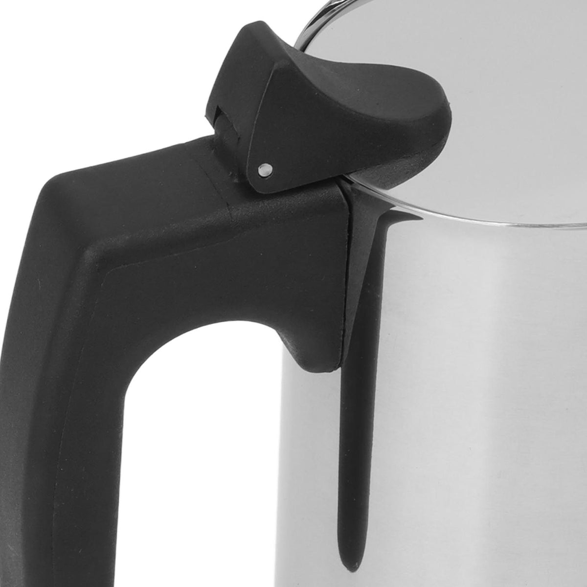 300ml Moka Pot Food Grade Stainless Steel Safe Stove Top Coffee Maker with Insulated Handle for Travel Outdoor