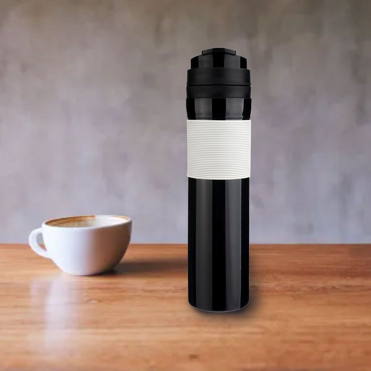 French Press Coffee Mug with Filter Plastic Portable Fruit Tea Coffee Maker for Daily and Travel Use