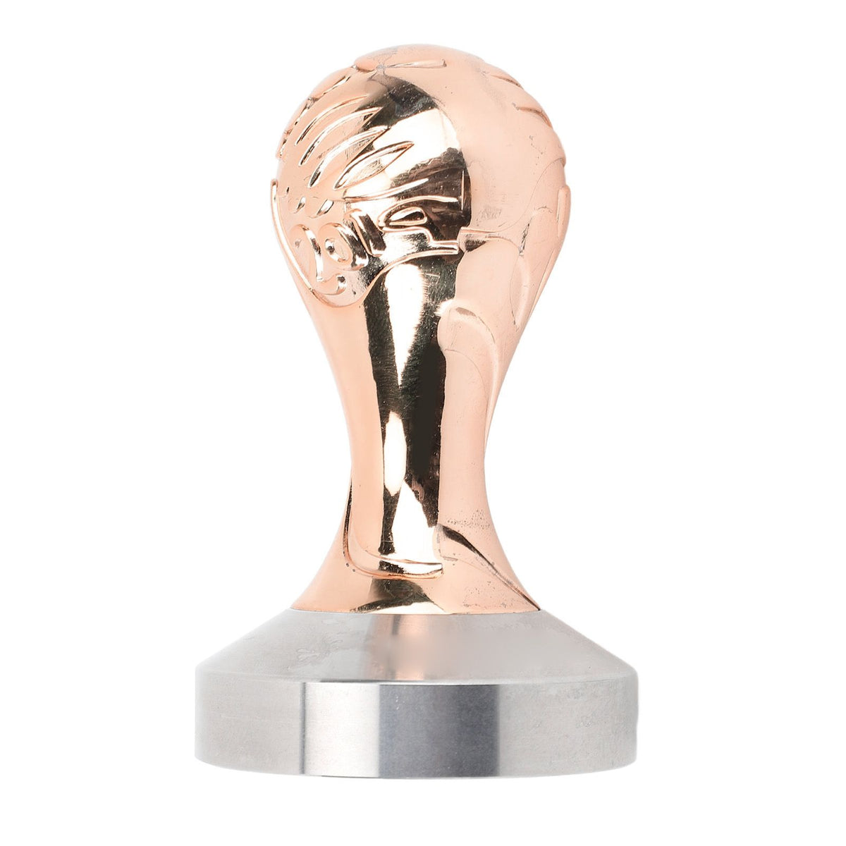 Coffee Tamper 58mm Handle Stainless Steel Ergonomic Coffee Press Tamper Coffee Machine Accessories for Home Coffee Shop Rose Gold