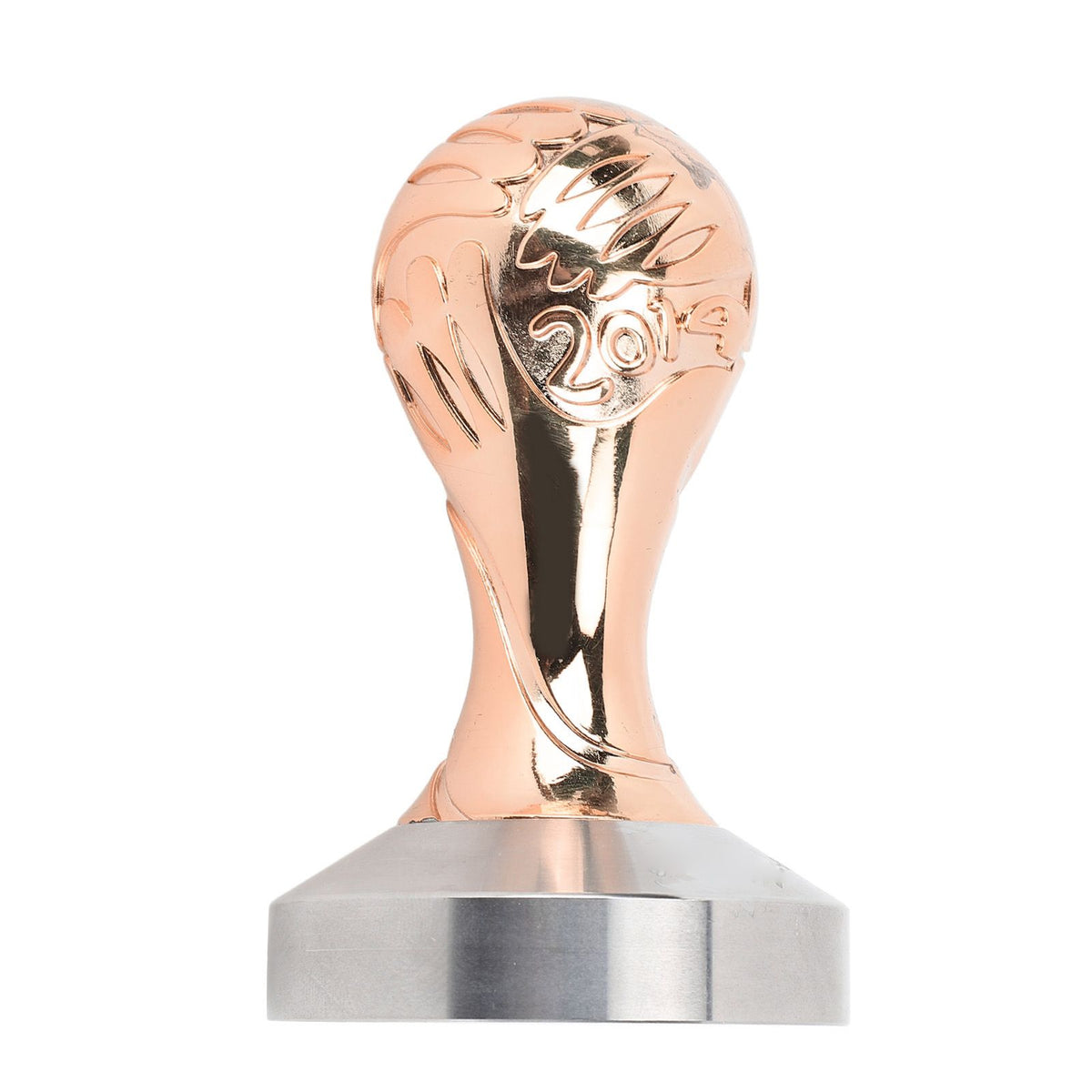 Coffee Tamper 58mm Handle Stainless Steel Ergonomic Coffee Press Tamper Coffee Machine Accessories for Home Coffee Shop Rose Gold