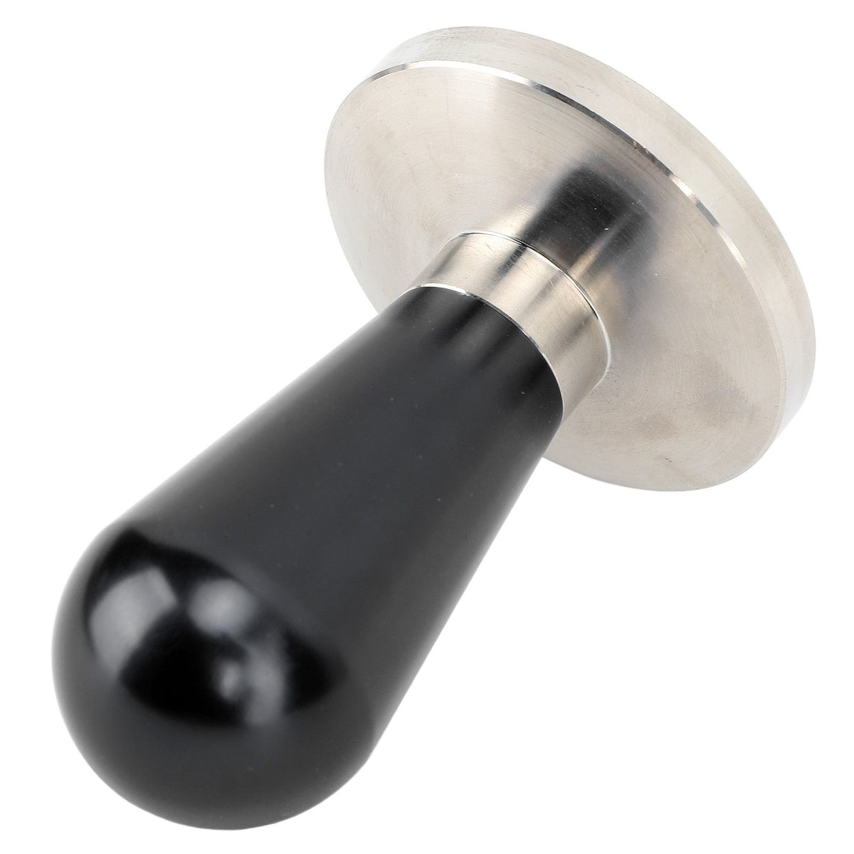 58mm Coffee Tamper Aluminium Alloy Ergonomic Handle Consistent Compression Coffee Press Tamper for Home Coffee Shop Black