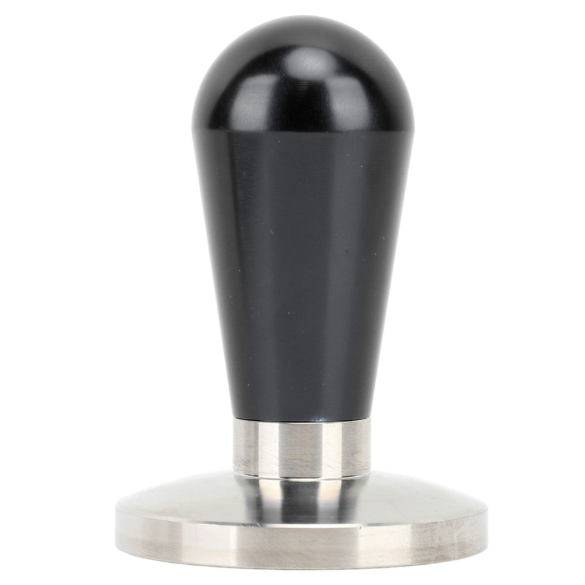 58mm Coffee Tamper Aluminium Alloy Ergonomic Handle Consistent Compression Coffee Press Tamper for Home Coffee Shop Black
