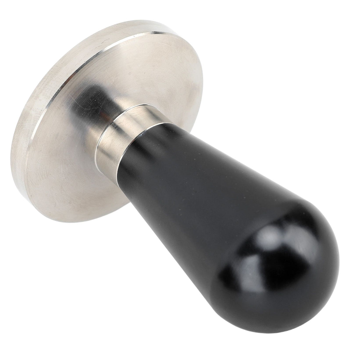 58mm Coffee Tamper Aluminium Alloy Ergonomic Handle Consistent Compression Coffee Press Tamper for Home Coffee Shop Black