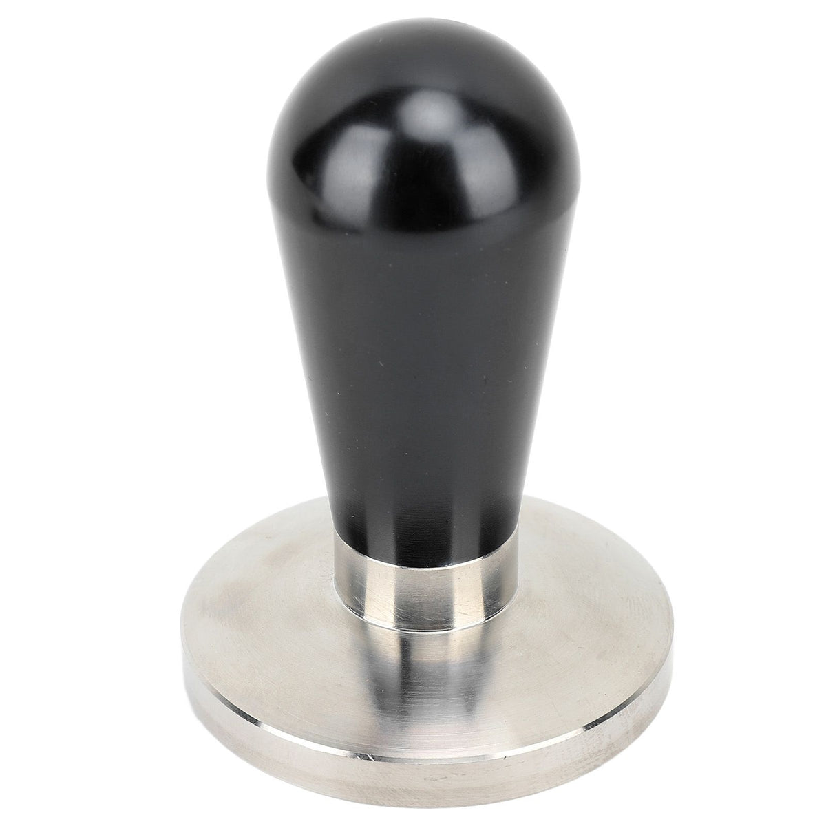 58mm Coffee Tamper Aluminium Alloy Ergonomic Handle Consistent Compression Coffee Press Tamper for Home Coffee Shop Black