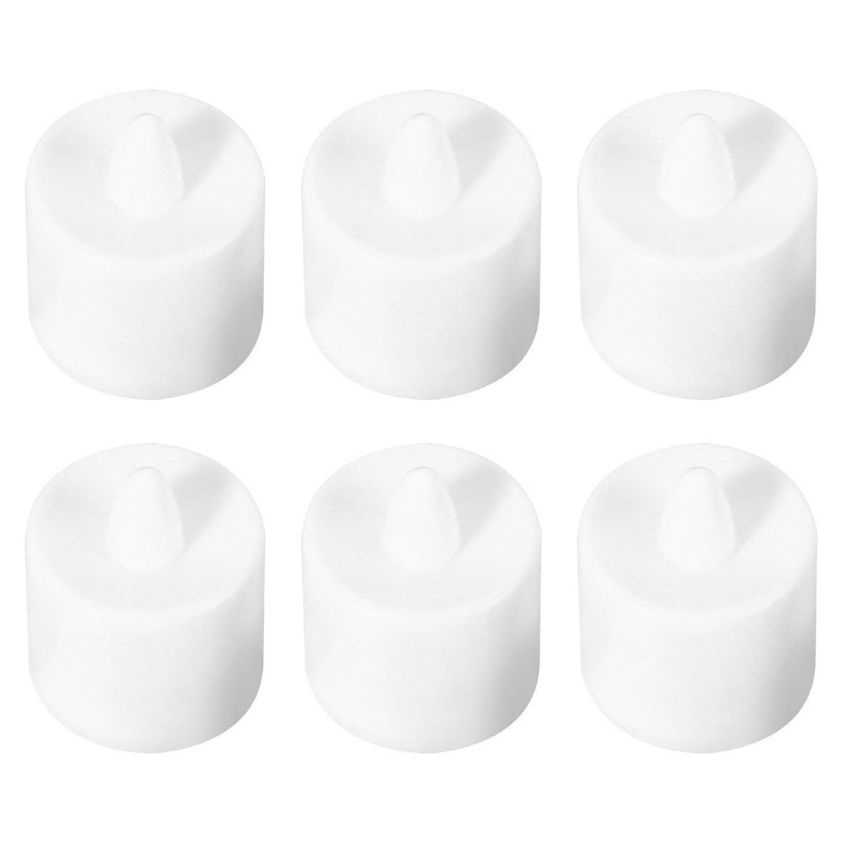 24PCS Electric Candle Flameless Candle LED Reusable Multiple Light Modes Candle Light with 2 Button Battery for Party Warm White