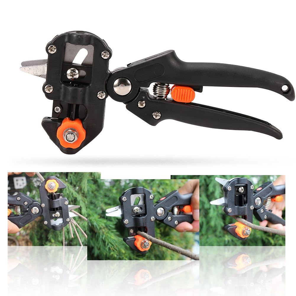 Stainless Steel Professional Tree Pruning Shears Scissor Grafting Cutting Tool