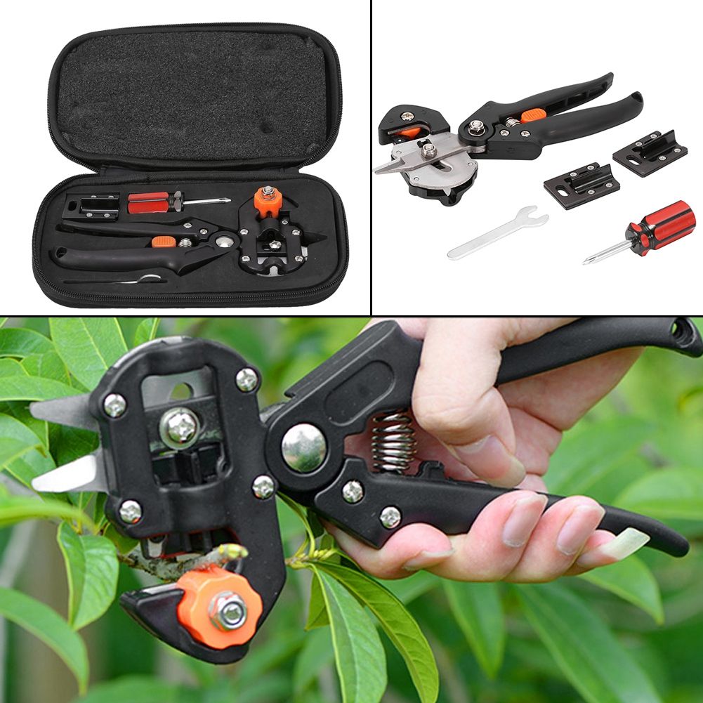 Stainless Steel Professional Tree Pruning Shears Scissor Grafting Cutting Tool