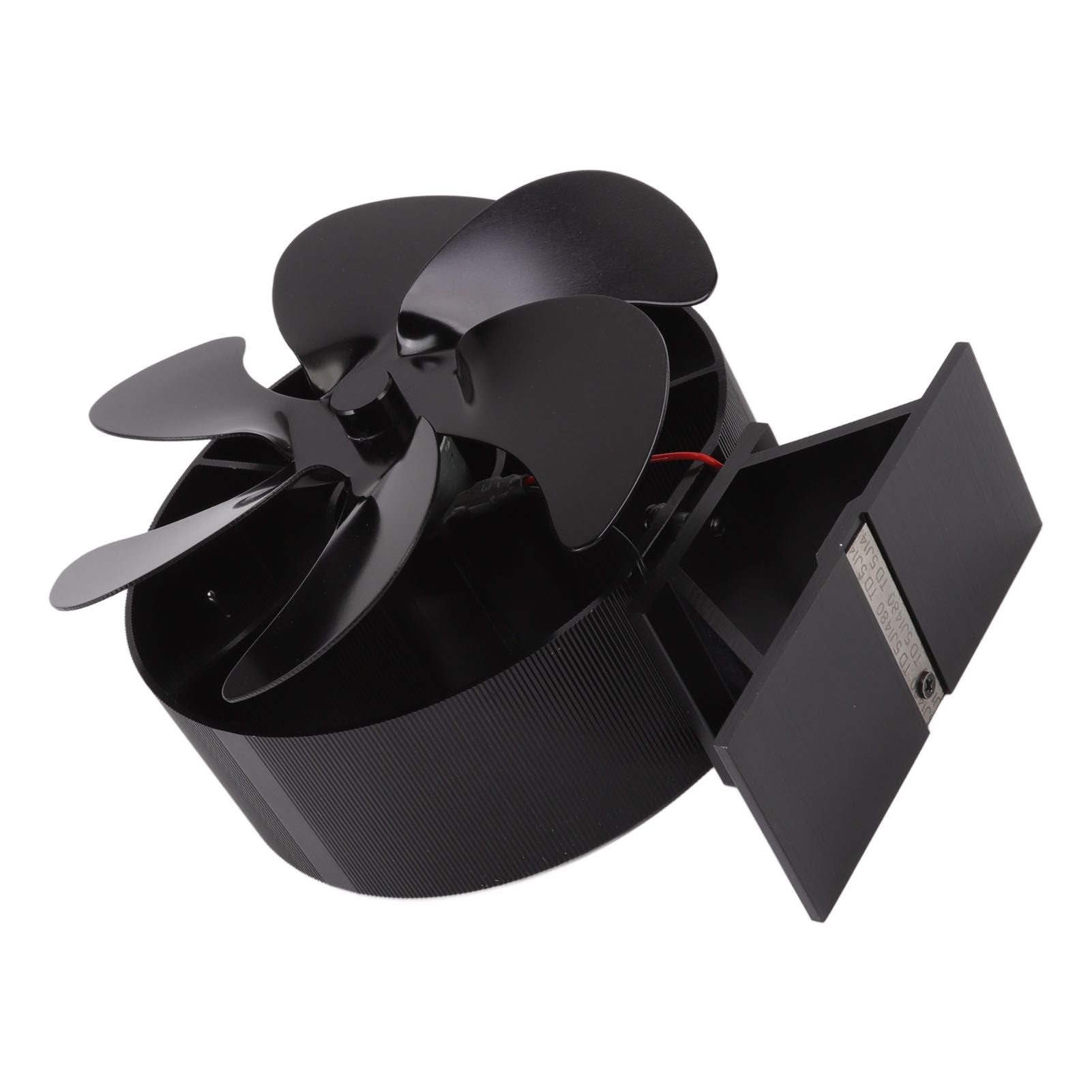 6 Blades Fireplace Fan Thermoelectric Module Wood Stove Fan Heat Powered Wood Burning Air Circulation Fan for Home