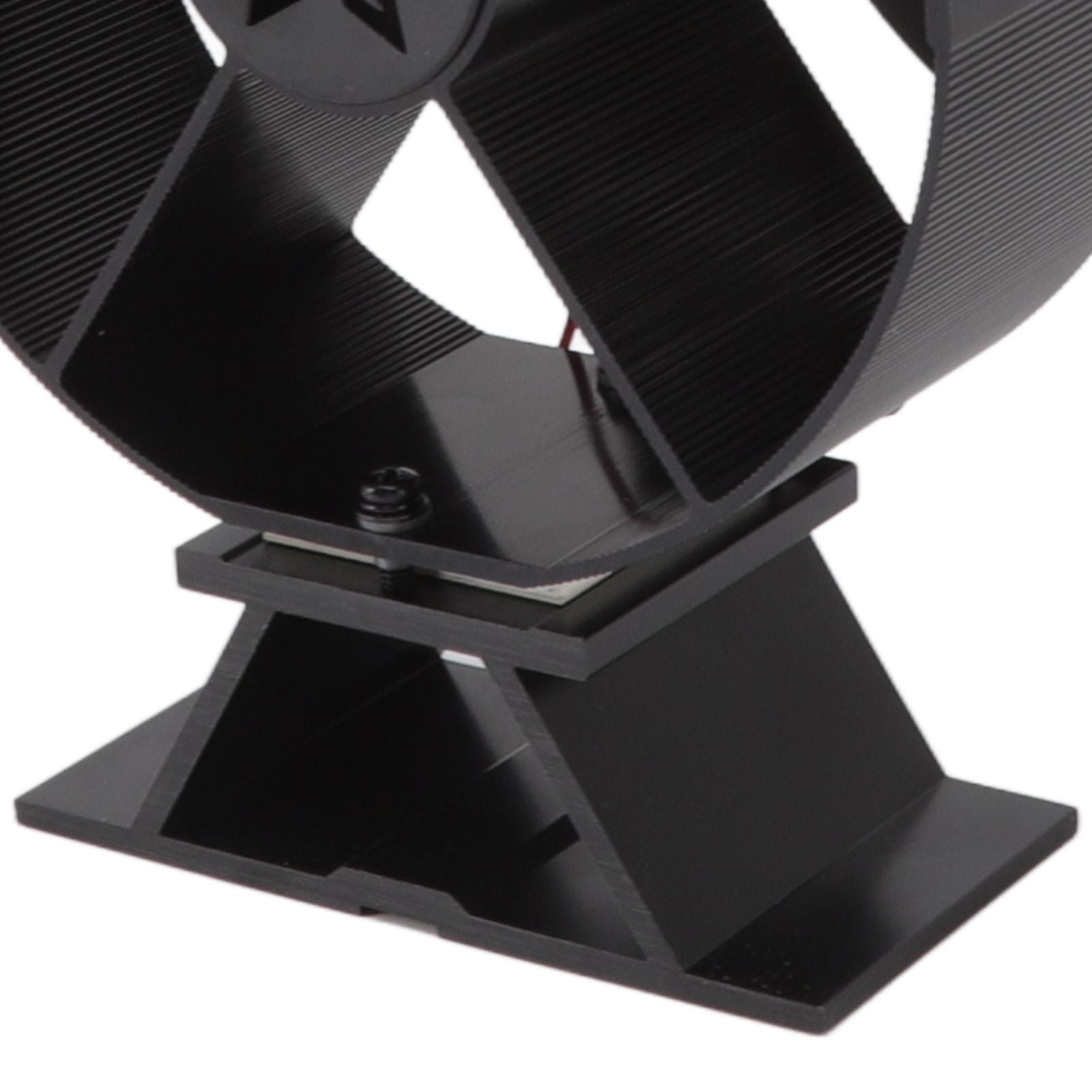 6 Blades Fireplace Fan Thermoelectric Module Wood Stove Fan Heat Powered Wood Burning Air Circulation Fan for Home