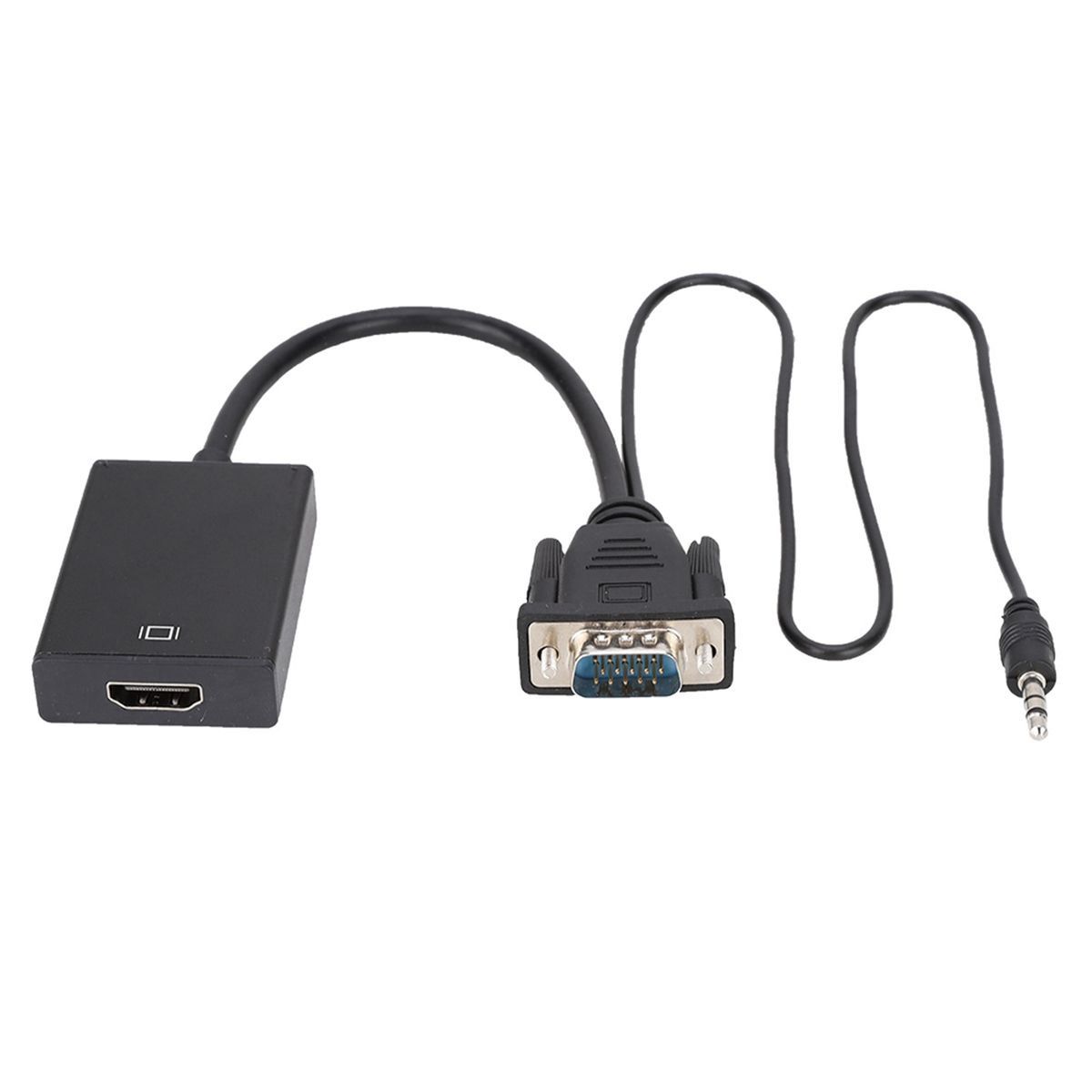 VGA to HDMI Adapter With Audio For Projector PC HDTV 1080P