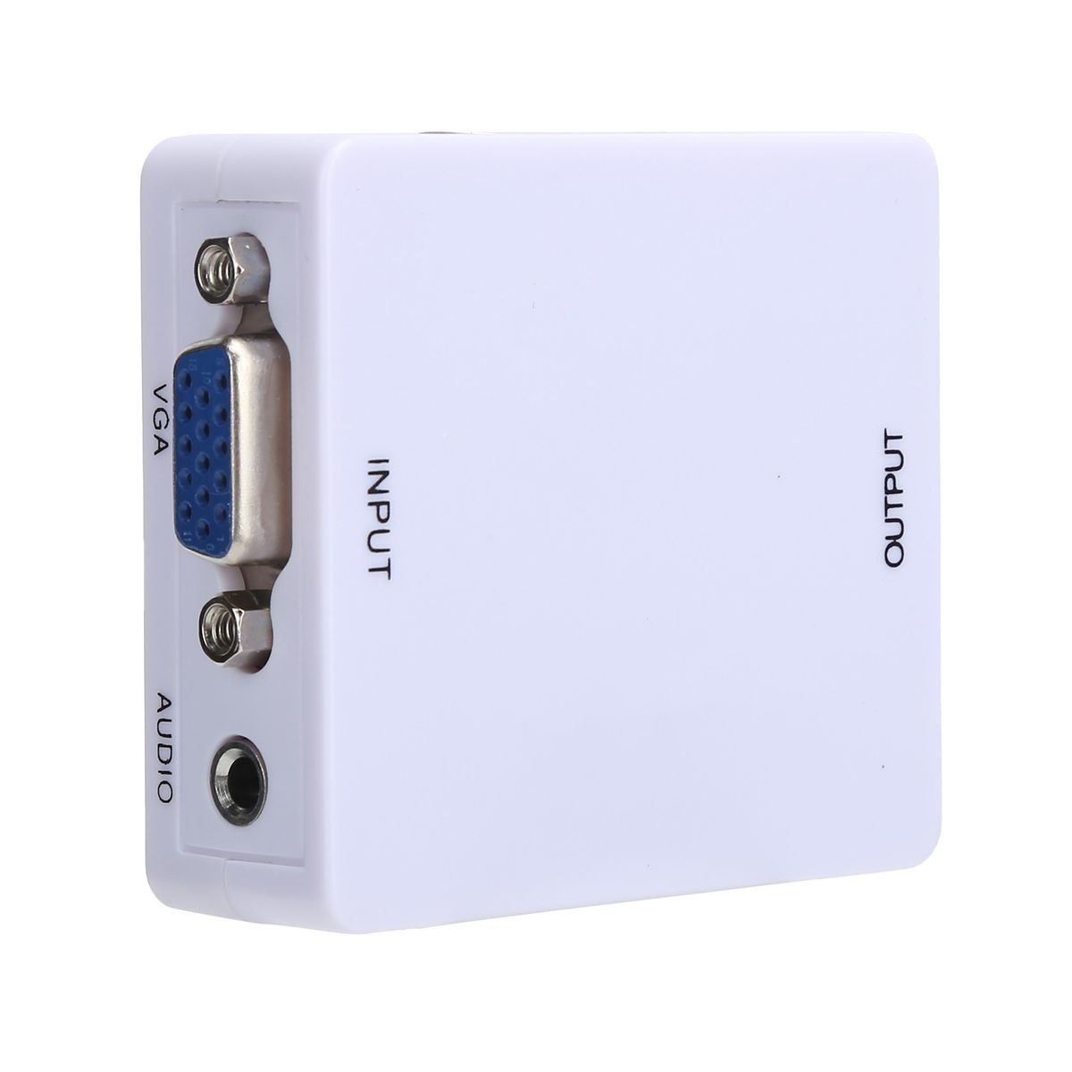 VGA to HDMI Adapter Mini HD 1080P Conversion Box AdapterWhite