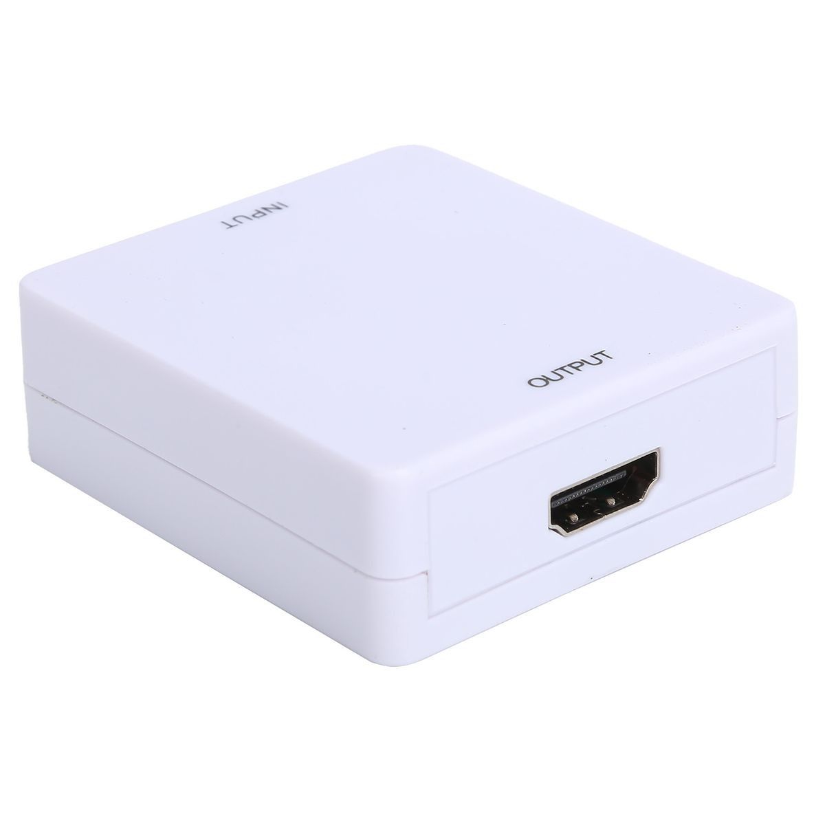 VGA to HDMI Adapter Mini HD 1080P Conversion Box AdapterWhite