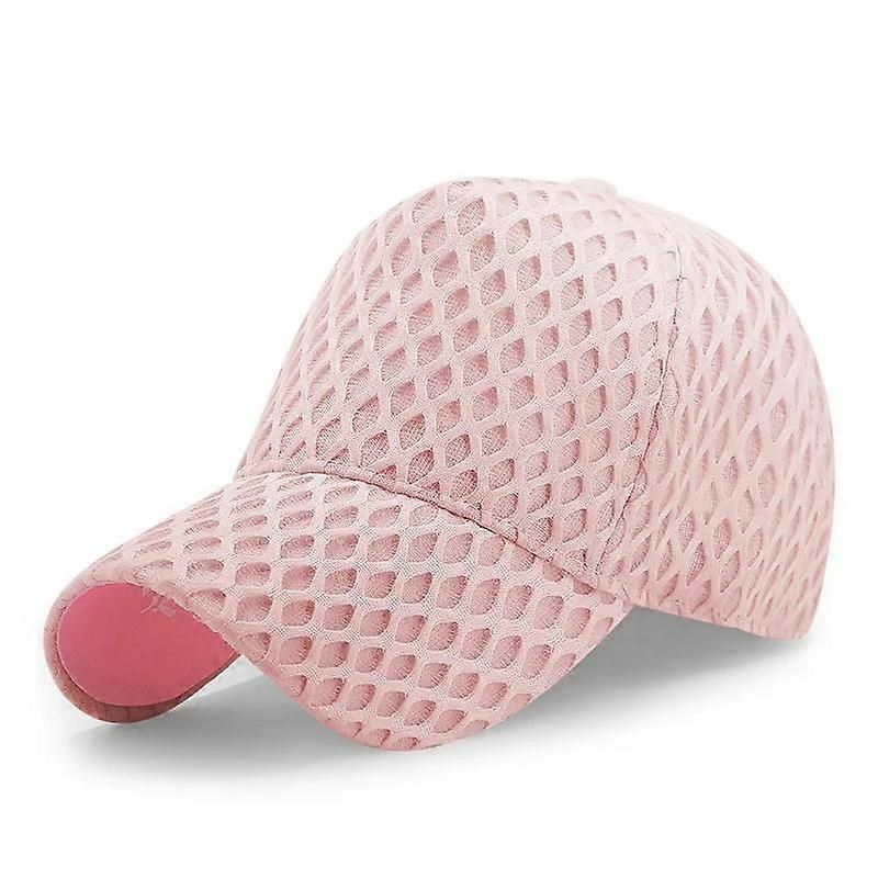 Oversize Mesh Trucker Cap, Big Brim Breathable Baseball Cap for Summer - Black L