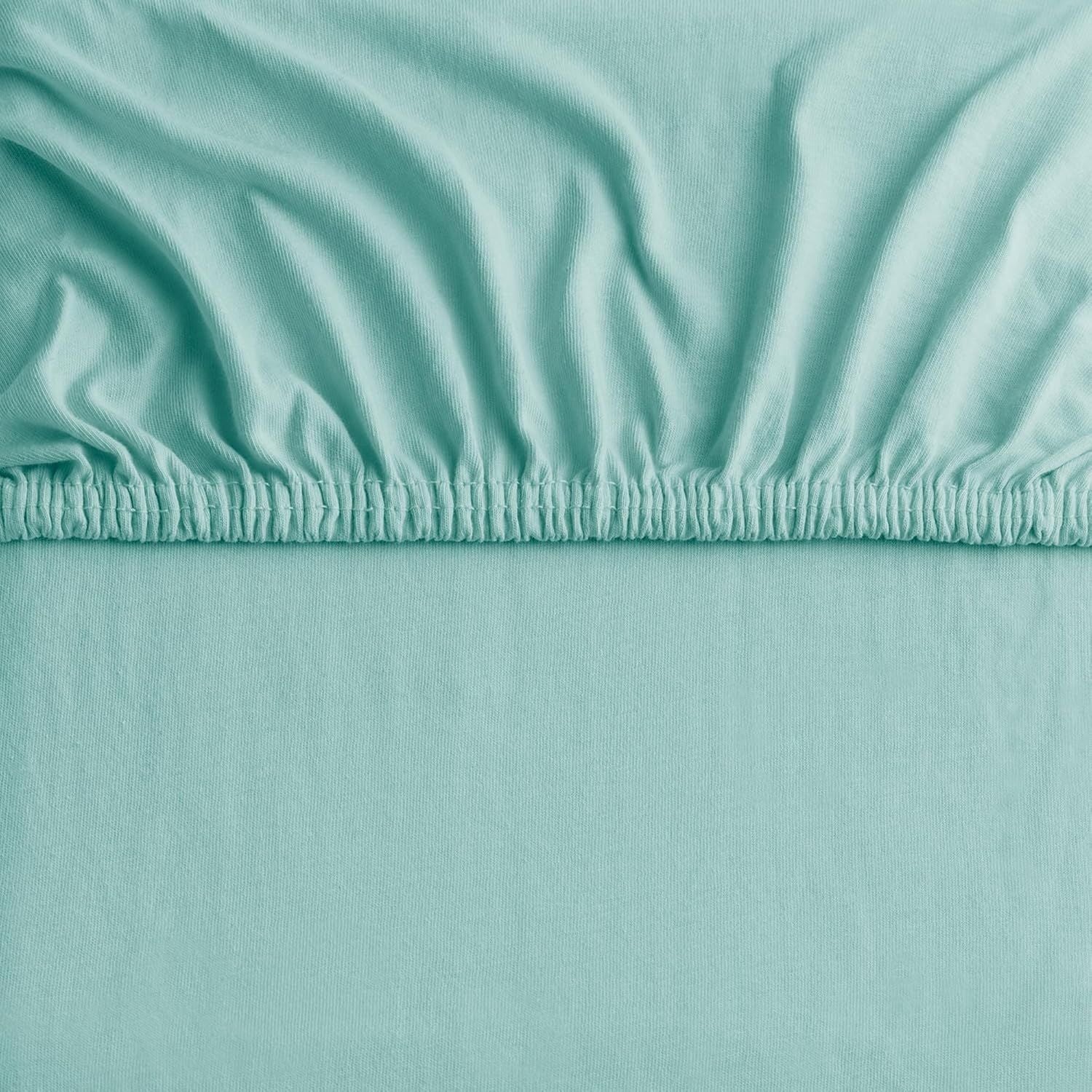 Hotel Quality Fitted sheets - 2 Piece Fitted sheets  -Breathable Bedding - Wrinkle, Fade, Stain Resistant- 26inch/40cm Deep Pocket Fitted Bed Sheet-Wrinkle and Fade Resistant,(Ice blue,King Single)