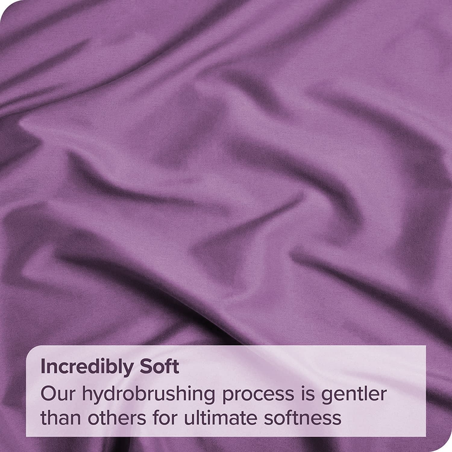 Elegant Comfort Premium Hotel Quality 1-Piece King Flat Sheet, Luxury and Softest 2000 Thread Count Bedding Flat Sheet(King,Purple)