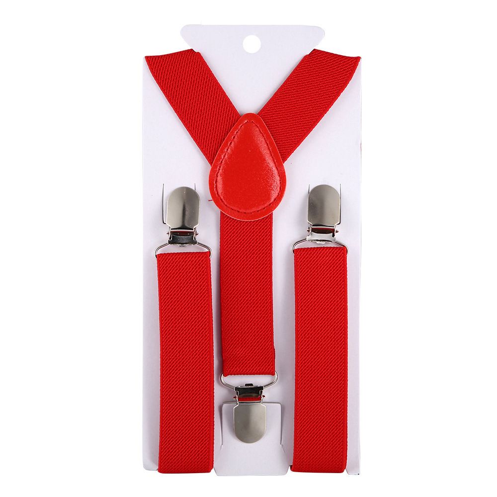Children Y Strap 3 Clips Adjustable Polyester Pink