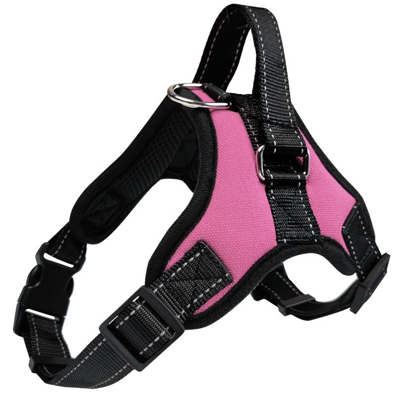 YOBI bear Dog Harness Retractable Vest Cloth Black K10 chest strap M