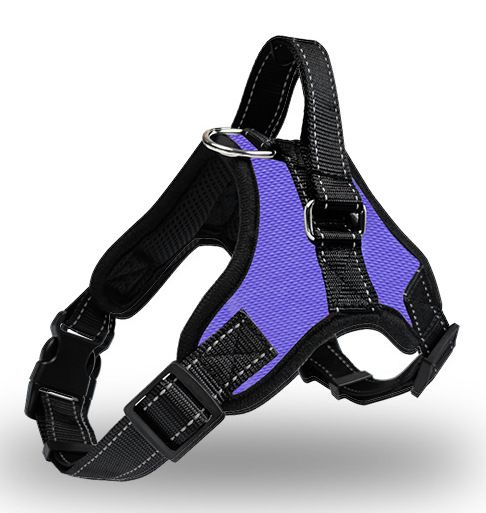YOBI bear Dog Harness Retractable Vest Cloth Purple K10 chest strap S