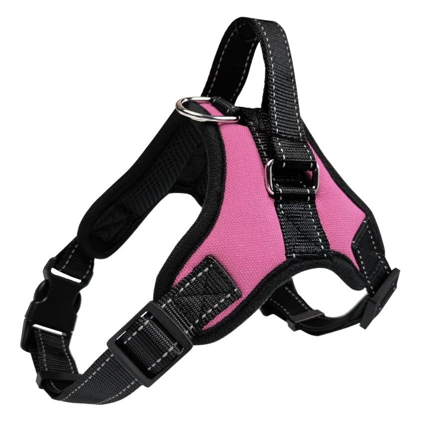 YOBI bear Dog Harness Retractable Vest Cloth Purple K10 chest strap S