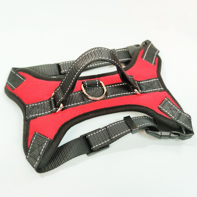 YOBI bear Dog Harness Retractable Vest Cloth Red K10 chest strap XS