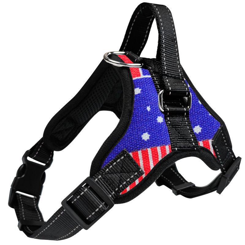 YOBI bear Dog Harness Retractable Vest Cloth Flag K10 chest strap XS