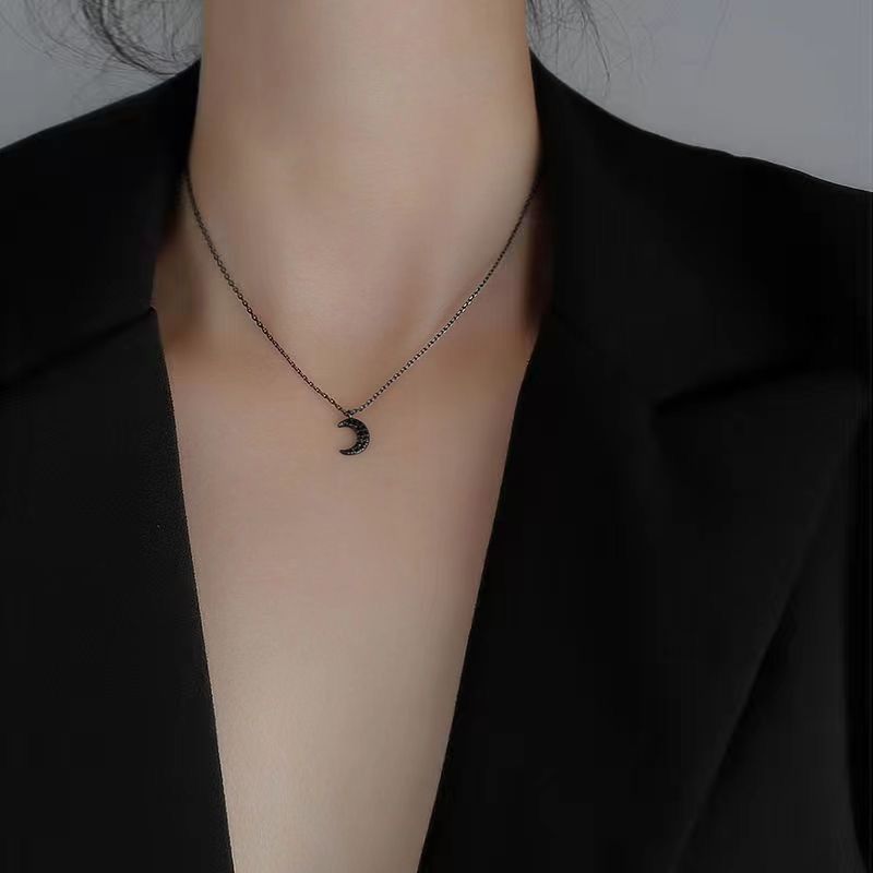 Necklace Women Alloy Bow Water Wave Chain Star necklace