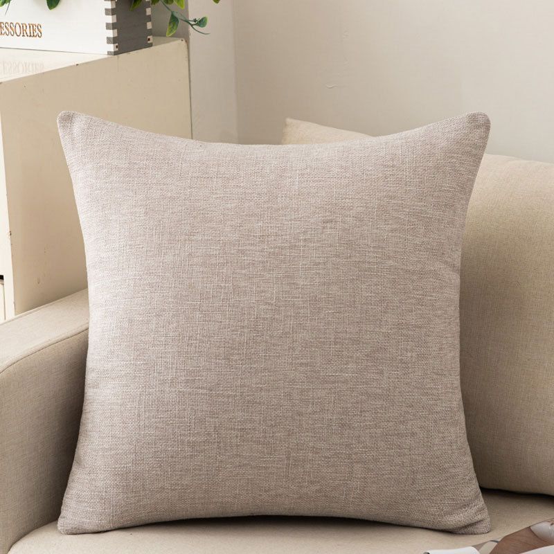 Shengdu Solid Color Polyester Pillow Case 40x40cm csmm light gray 60*60cm with pillow core