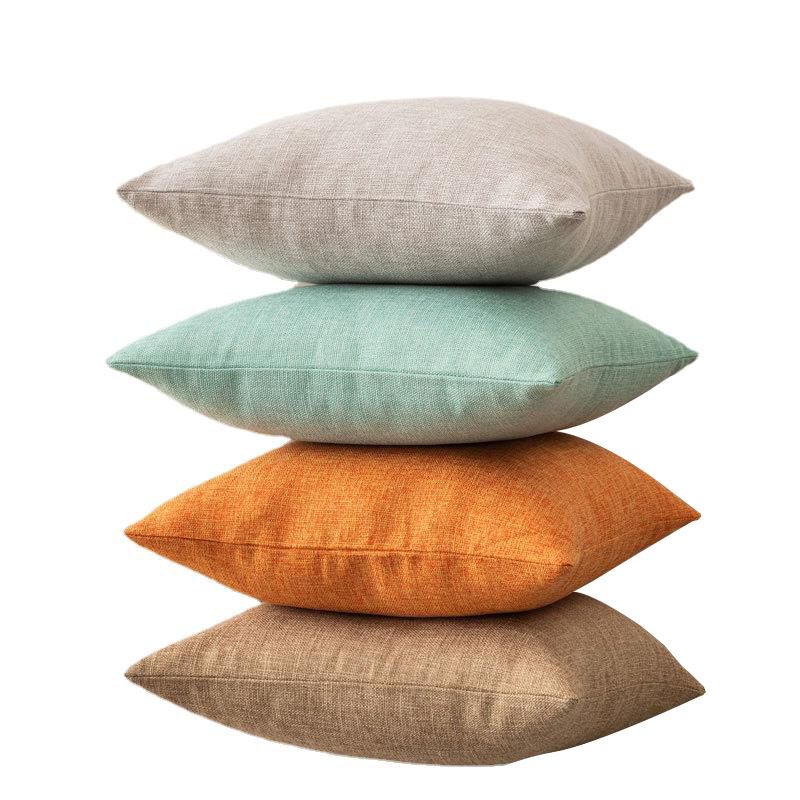 Shengdu Solid Color Polyester Pillow Case 40x40cm csmm light green 55*55cm with pillow core