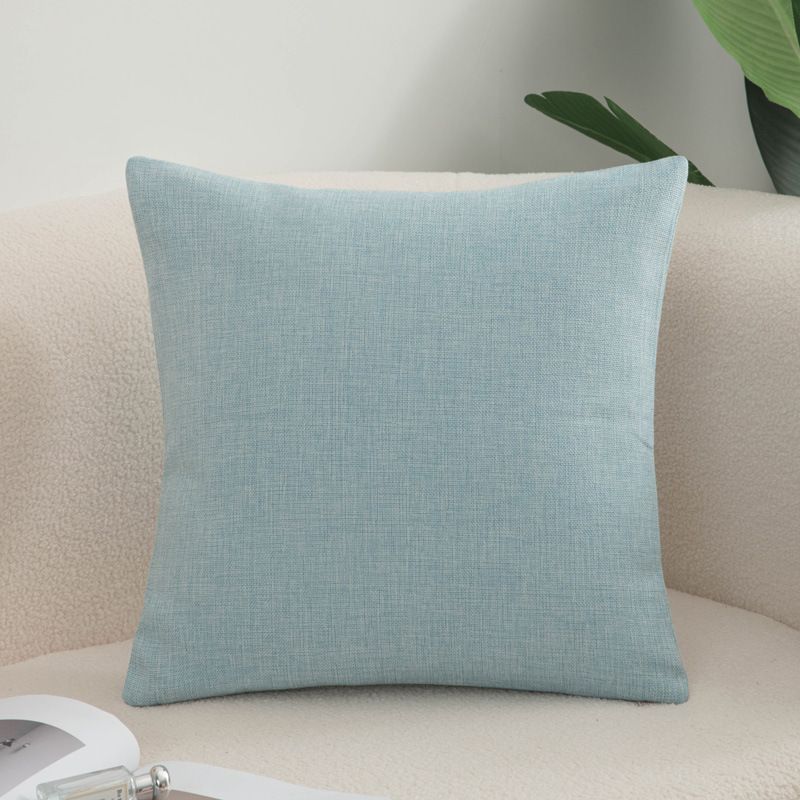 Shengdu Solid Color Polyester Pillow Case 40x40cm csmm sky blue 50*70cm with pillow core