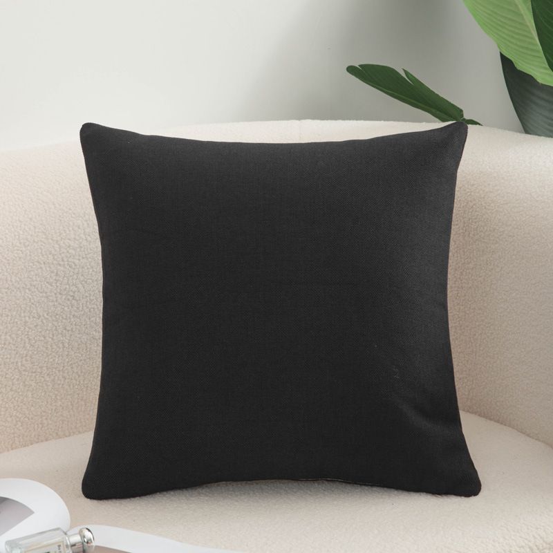 Shengdu Solid Color Polyester Pillow Case 40x40cm csmm black 45*45cm with pillow core