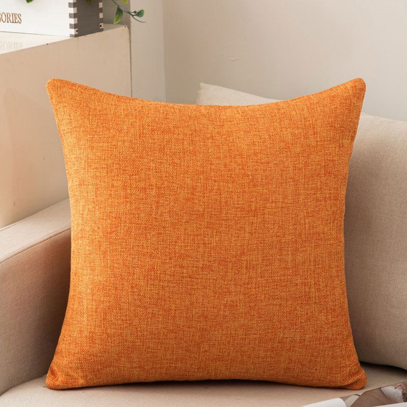 Shengdu Solid Color Polyester Pillow Case 40x40cm csmm dark green 40*40cm with pillow core