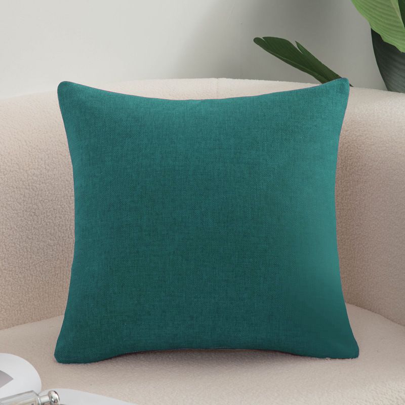 Shengdu Solid Color Polyester Pillow Case 40x40cm csmm dark green 40*60cm with pillow core