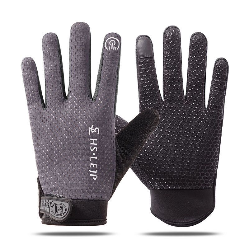 T-BAGWELL Cycling Gloves Half Finger Anti-slip Section B half blue