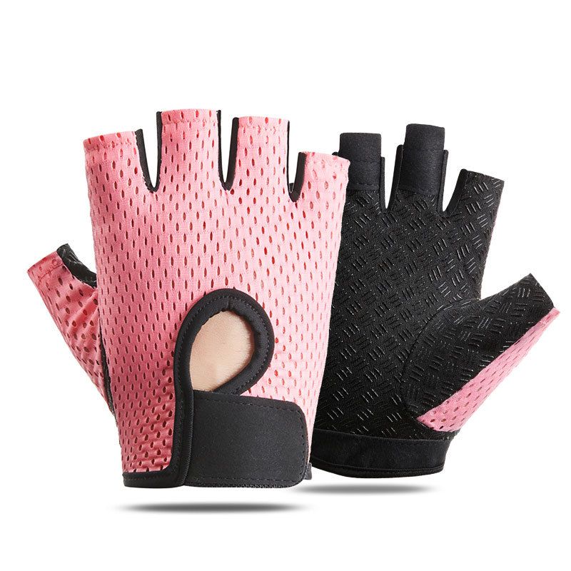 T-BAGWELL Cycling Gloves Half Finger Anti-slip A half finger black orange XL