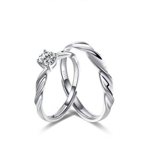 Fang qi Copper Mobius Ring for Couple Little Prince and Rose A pair
