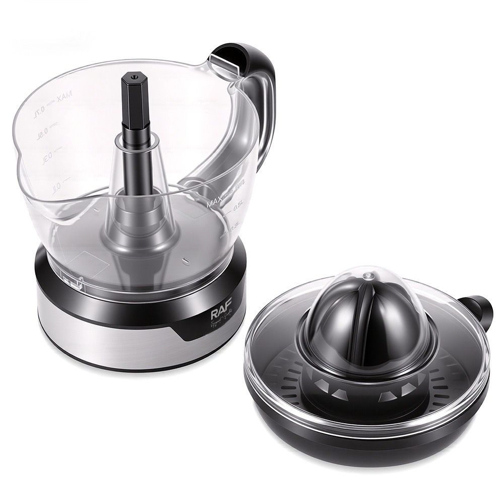 Electric Citrus Juicer with 700ml Capacity, Effortless Orange and Lemon Squeezing, Compact Countertop Design with Pour Spout and Handle for Fresh Homemade Juice in Any Kitchen (Transparent)