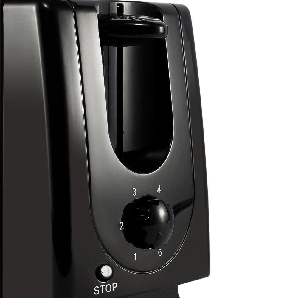 RAF R.262 Dual-Slot Toaster with Stainless Steel Finish, Adjustable Browning Control, and Dual-Sided Heating for Effortless Breakfast Toast and Sandwich Prep at Home (Silver)