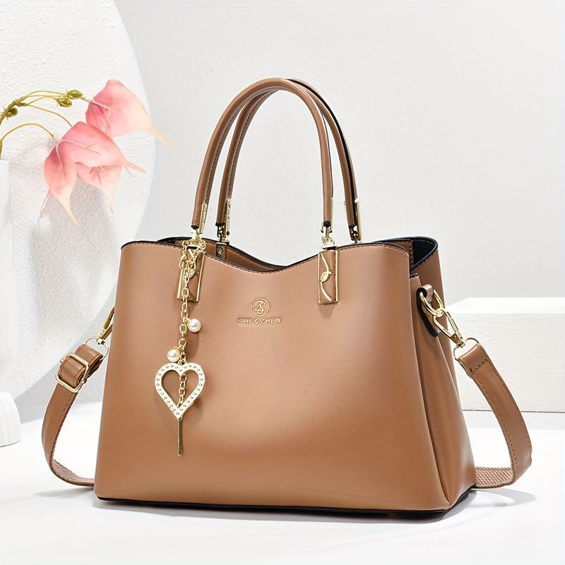 Single-Shoulder Handbag Cross-Body Handbag Pink Handbag Stylish Handbag Travel - Green - Size 27-13-19