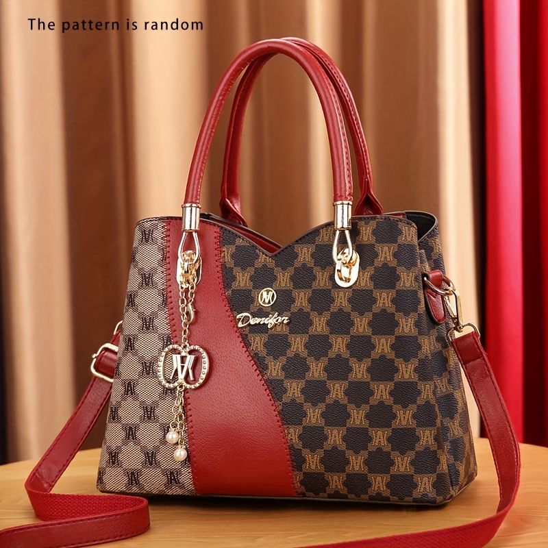 Women'S Handbag Shoulder Bag Cross-Body Bag Autumn Winter Fashion Premium - Brown - Size 28-12-19