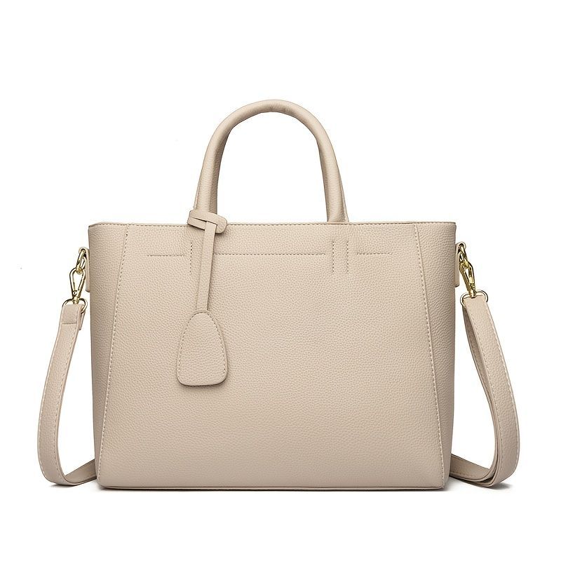 Women'S Tote Briefcase Commuting Bag Handheld Bag Cross-Body Bag Spacious Tote - Beige - Size 31-11-24