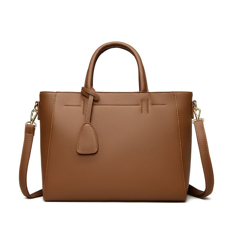 Women'S Tote Briefcase Commuting Bag Handheld Bag Cross-Body Bag Spacious Tote - Black - Size 31-11-24