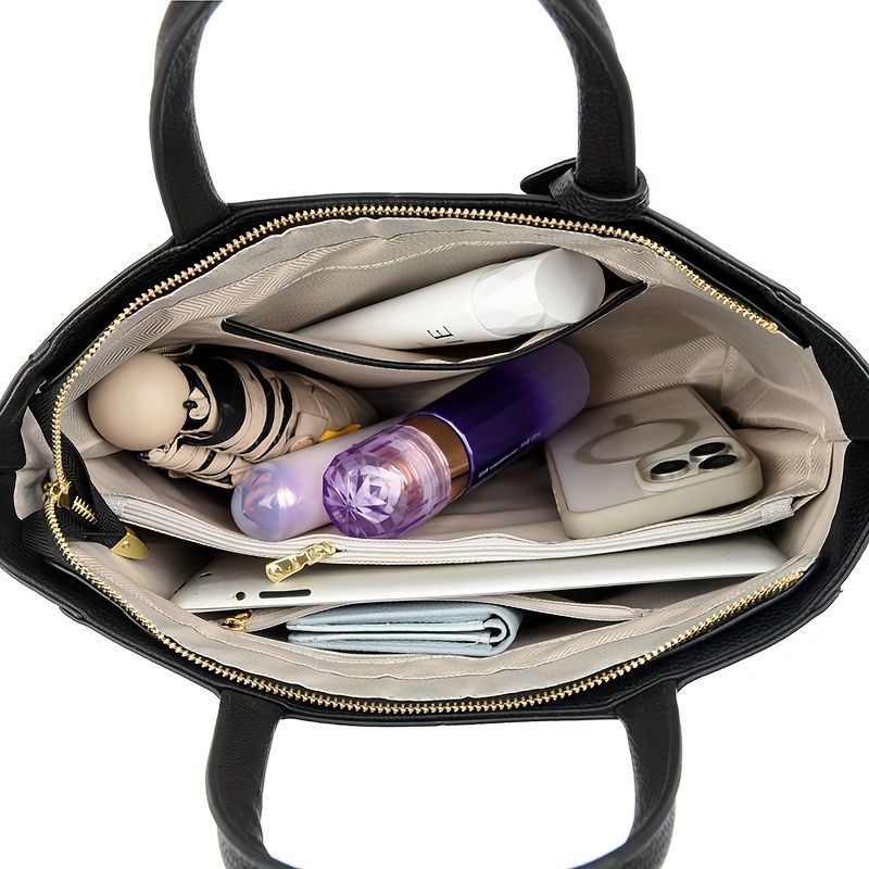 Women'S Tote Briefcase Commuting Bag Handheld Bag Cross-Body Bag Spacious Tote - Gray - Size 31-11-24